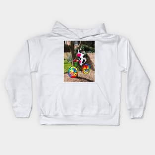 Cycling cow Kids Hoodie